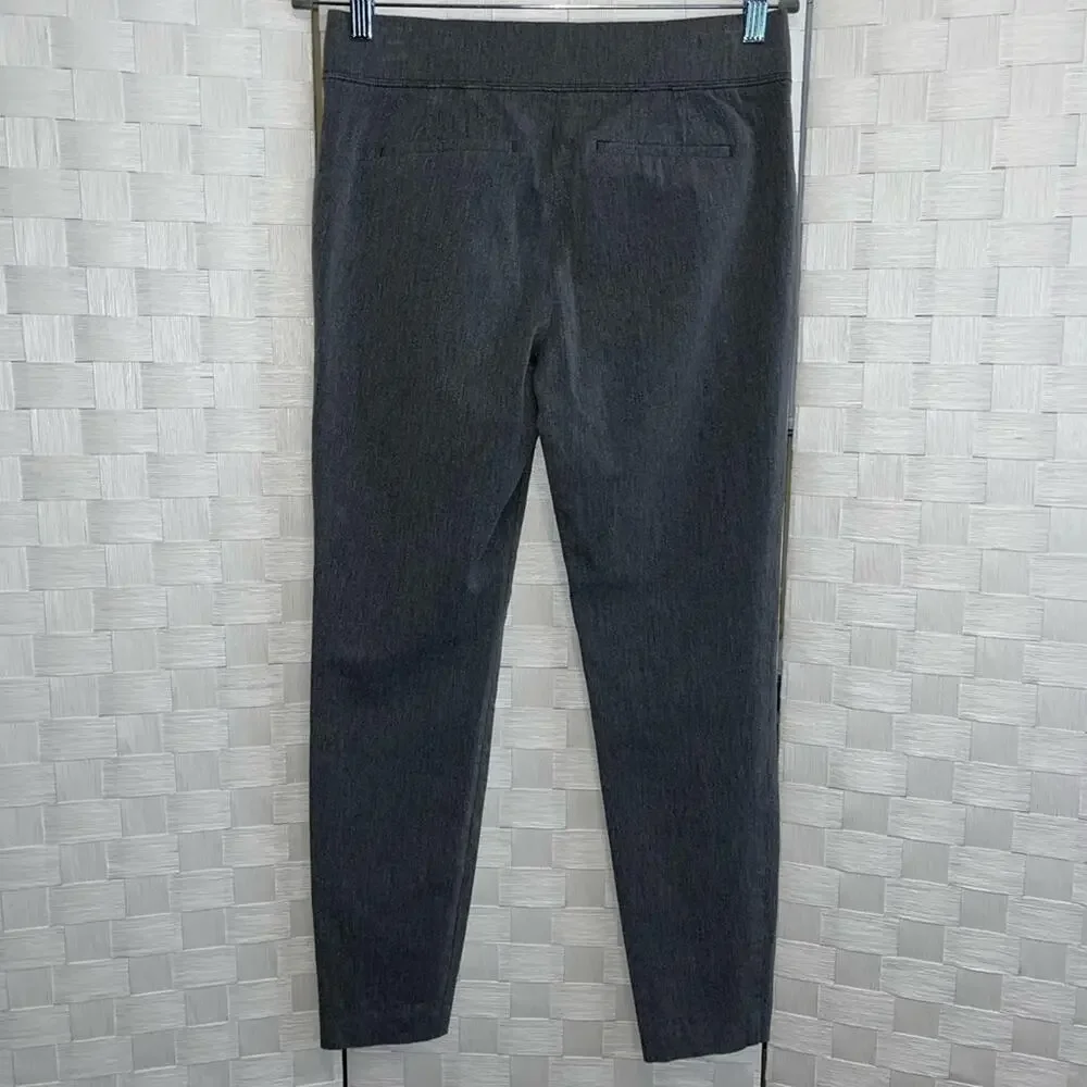 Talbots Women’s Pull On Skinny Ankle Pants Size 4 Grey Gray Classic Slim Fit - Picture 6 of 7